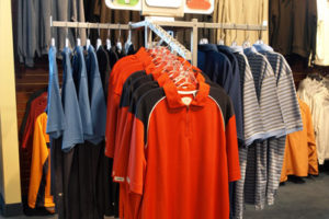 Clothing Fixture with POP Heading