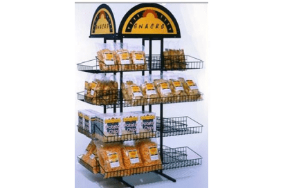 Wire display for food products