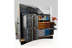 Large apparel display