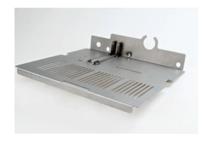 Small metal display shelf