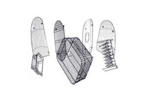 Metal fan containers