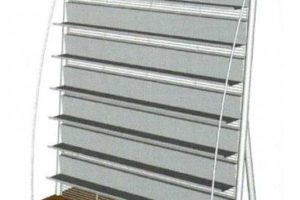 Steel and Wood Display